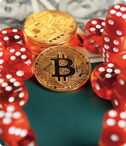 Bitcoin And Red Dice